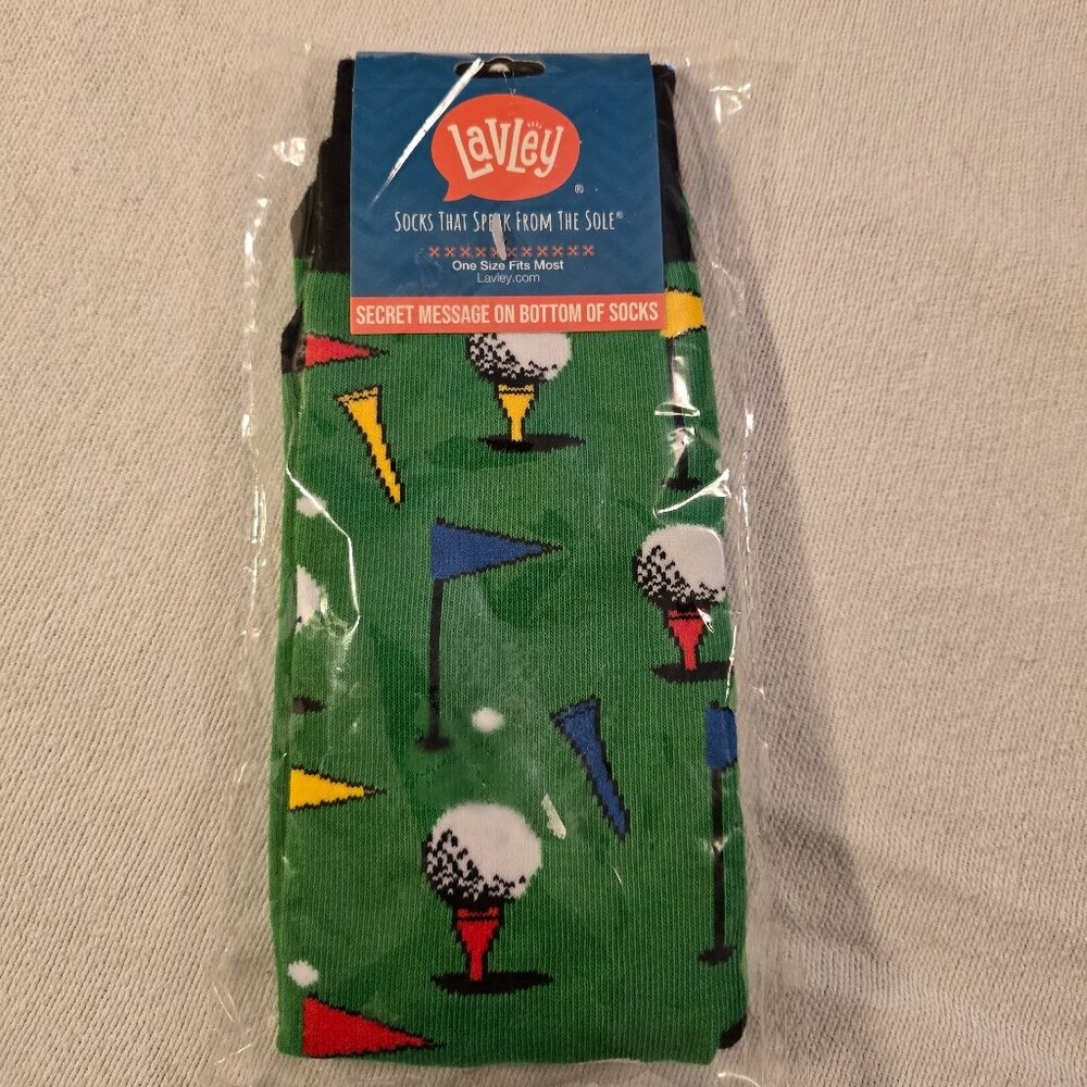 Lot 4 Pair of Socks NEW! Baseball Monopoly Wysh Striped Golf Tee Ball Police NIB
